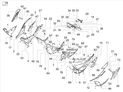 Κεντρικό κάλυμμα - Μαρσπιέ